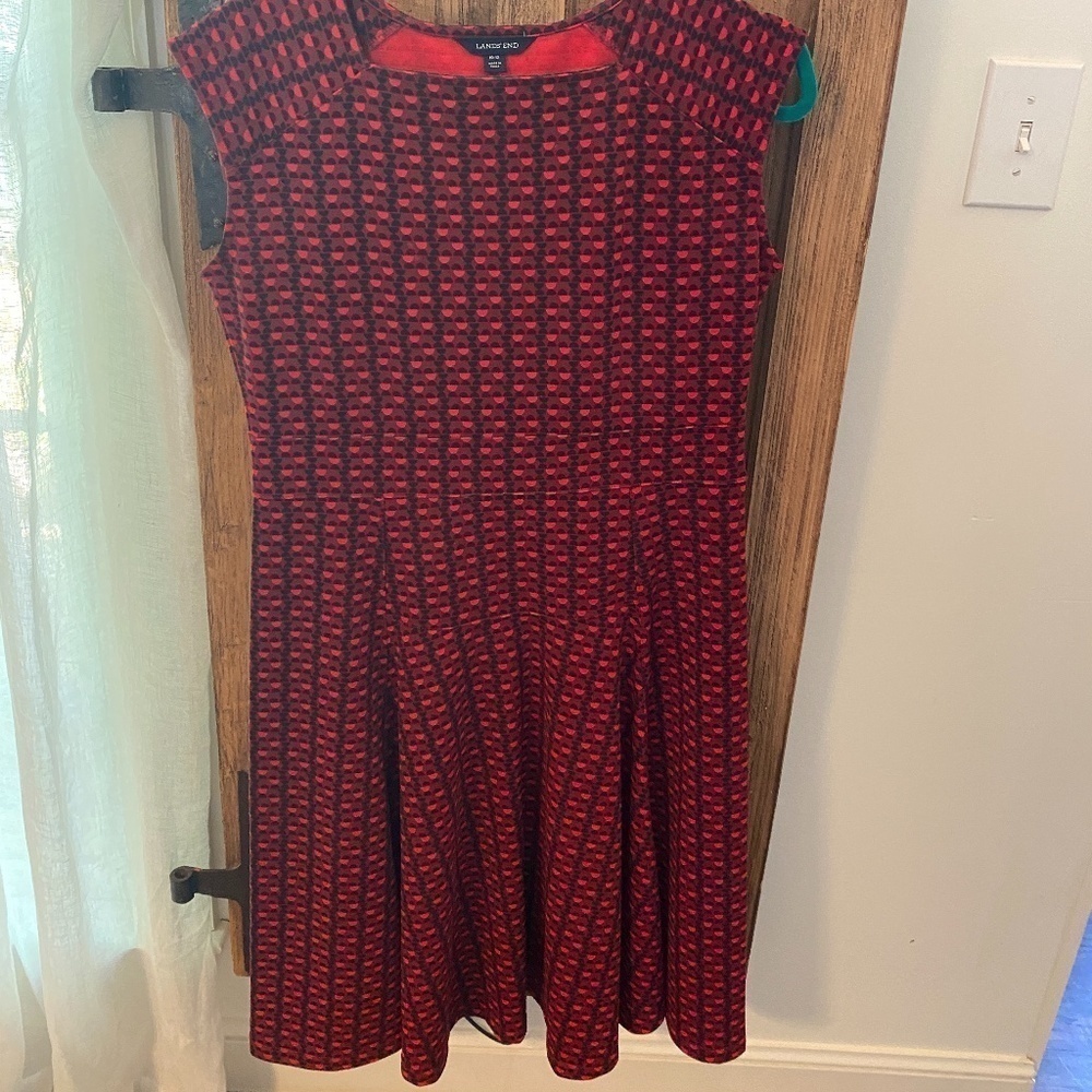 Lands End sleeveless Dress size 10-12